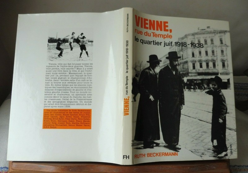 Beckermann Ruth Vienne, Rue Du Temple. Le Quartier Juif 1918-1938 Hazan 1986