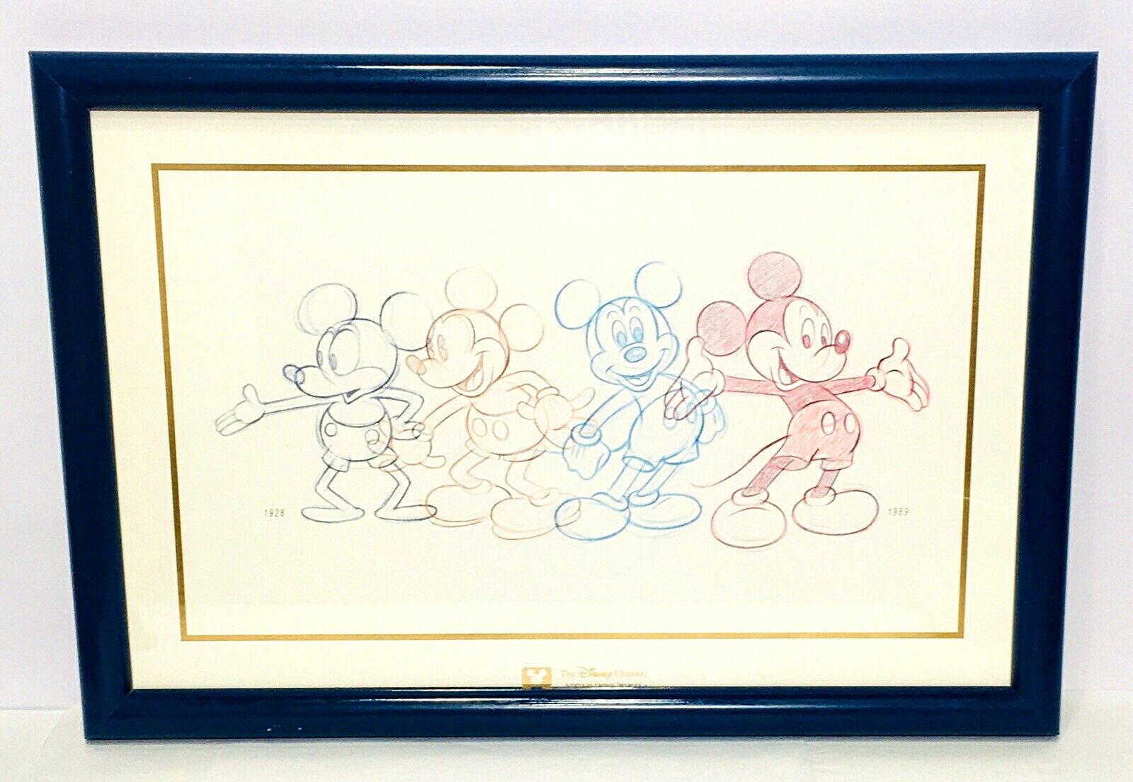 ディズニー 「HERE&#39;S MICKEY」  絵画 ディズニー 「HERE'S MICKEY」 絵画