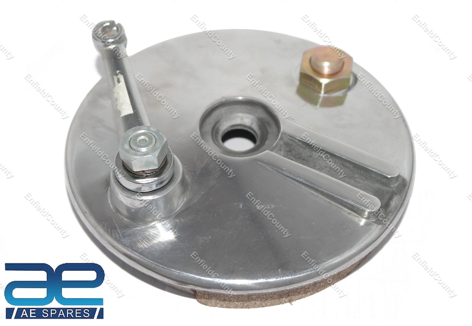 Fits Royal Enfield Complete 6.5 Inch Early Model Front Brake Assembly 