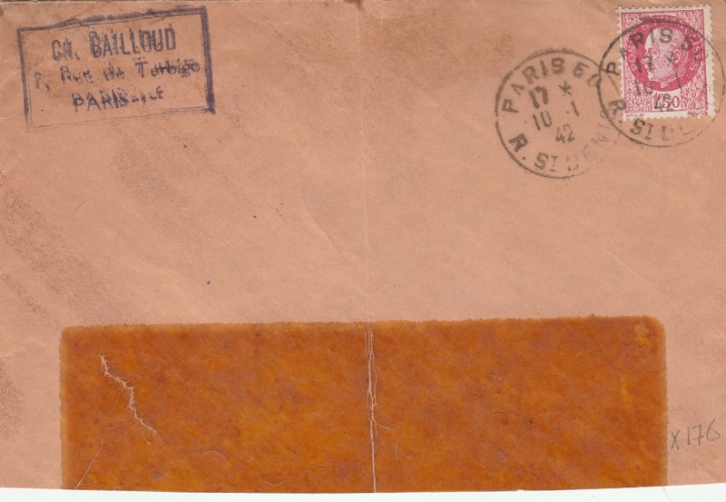 Facade  Enveloppe De Ch Bailloud Rue De Turbogo Paris