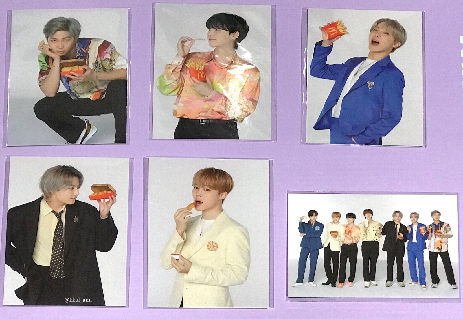 BTS 防弾少年団　Macdonald マクドナルド 特典 ランダム トレカ BTS Bangtan McDonalds Limited Japan FC Official Photo Card