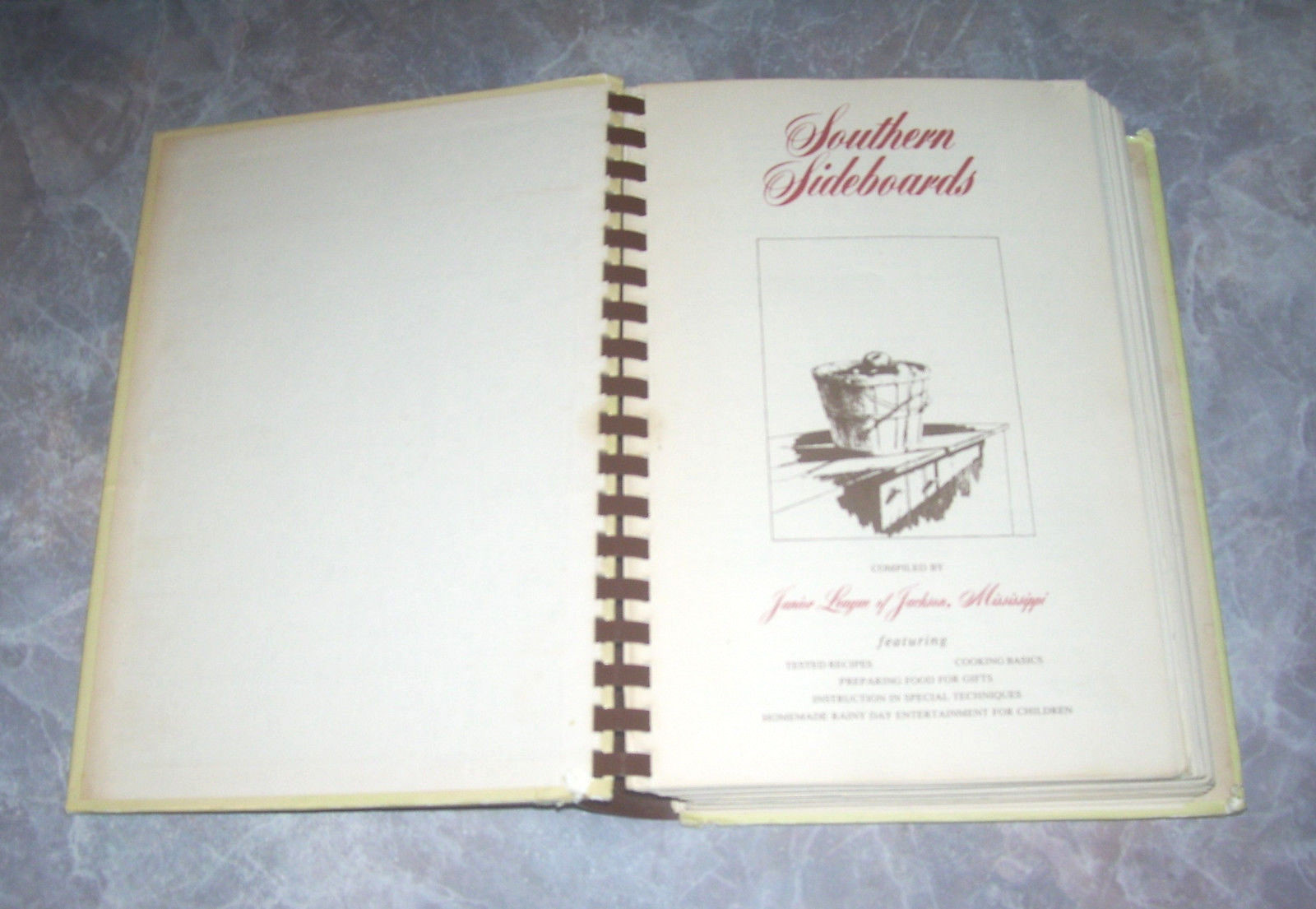 Southern Sideboards Vtg Cookbook Jr League of Jackson MS ©1978 5th Printing 1980