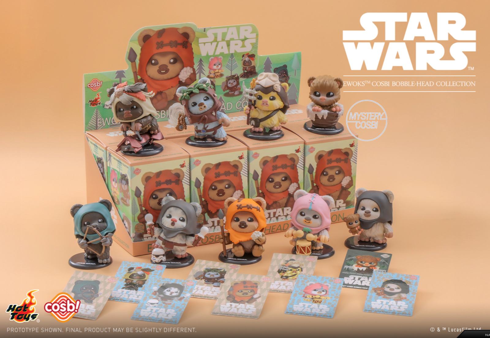 Cosbi Star Wars The Tale of Ewoks Set of 8 Celebration Japan