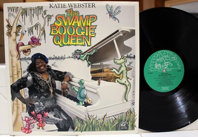 Rare Blues LP - Katie Webster - The Swamp Boogie Queen - Alligator # AL 4766