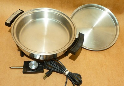 Vintage West Bend Electric Skillet Oil Core 11