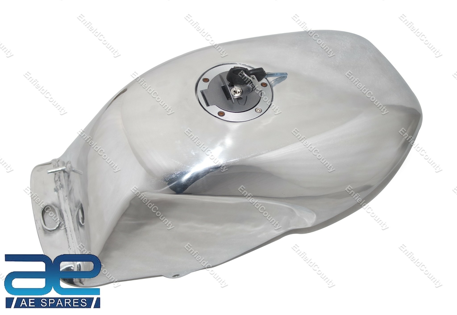 For Yamaha RD 350 RD350R Aluminium Alloy Polished Gas Fuel Petrol Tank Repro 