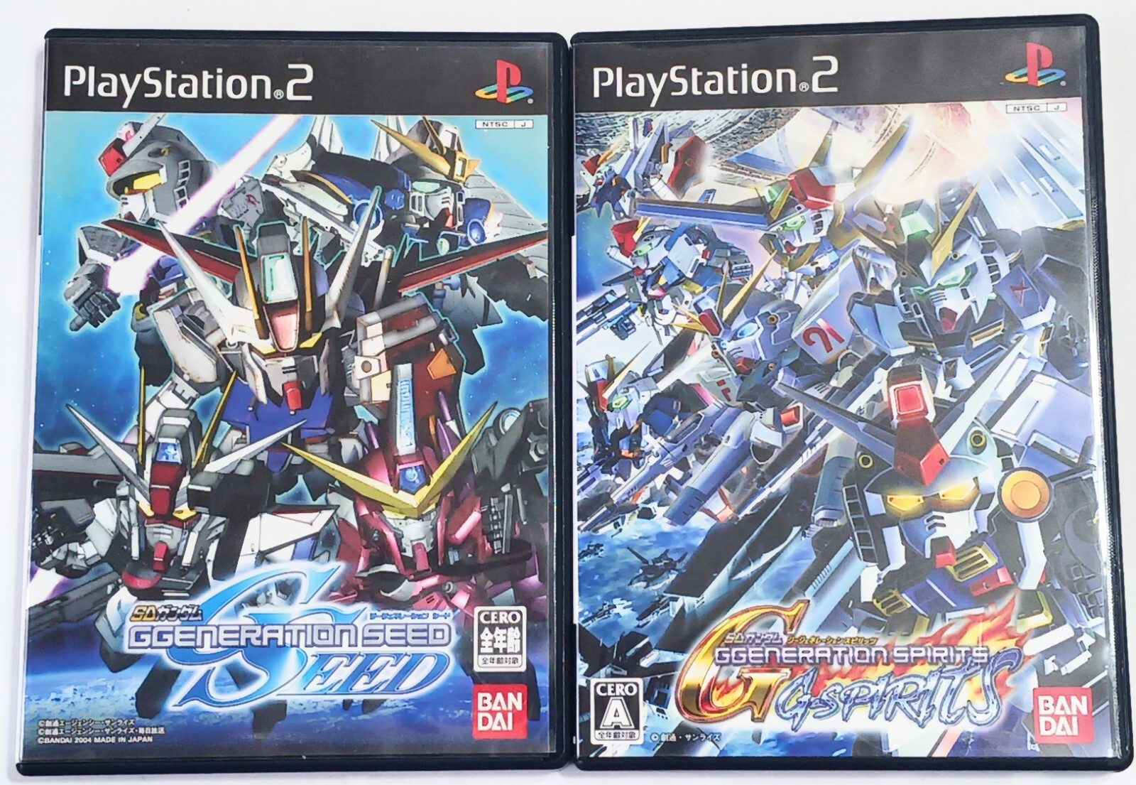 【窪谷須さま専用】機動戦士ガンダムSEED G ユニット付き SD Gundam G Generation Series Seed and Spirits Set of 2 PS2