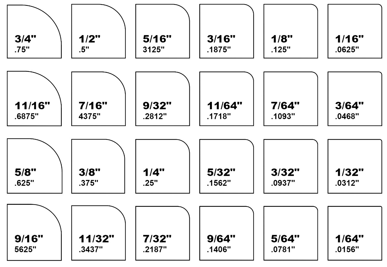 Pick size. Pick size