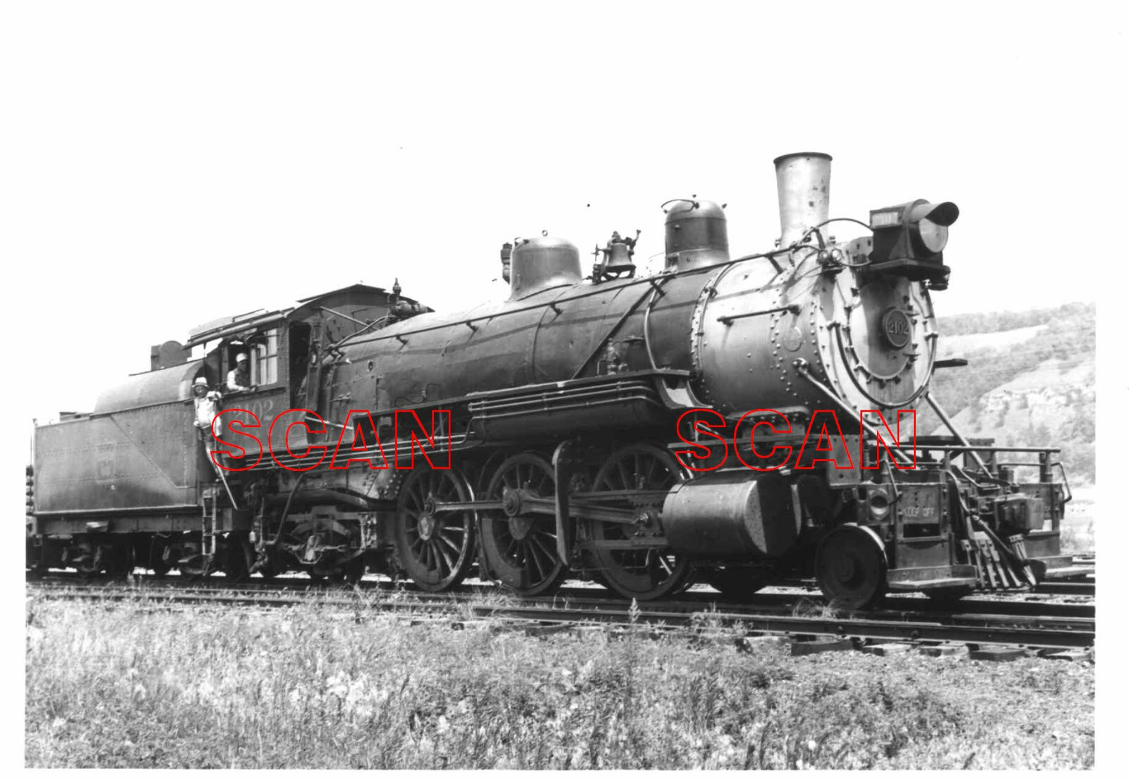 ■ バーリントン OFF797 RP 1938/80s CB&Q BURLINGTON RAILROAD 2-6-2 LOCO #2102
