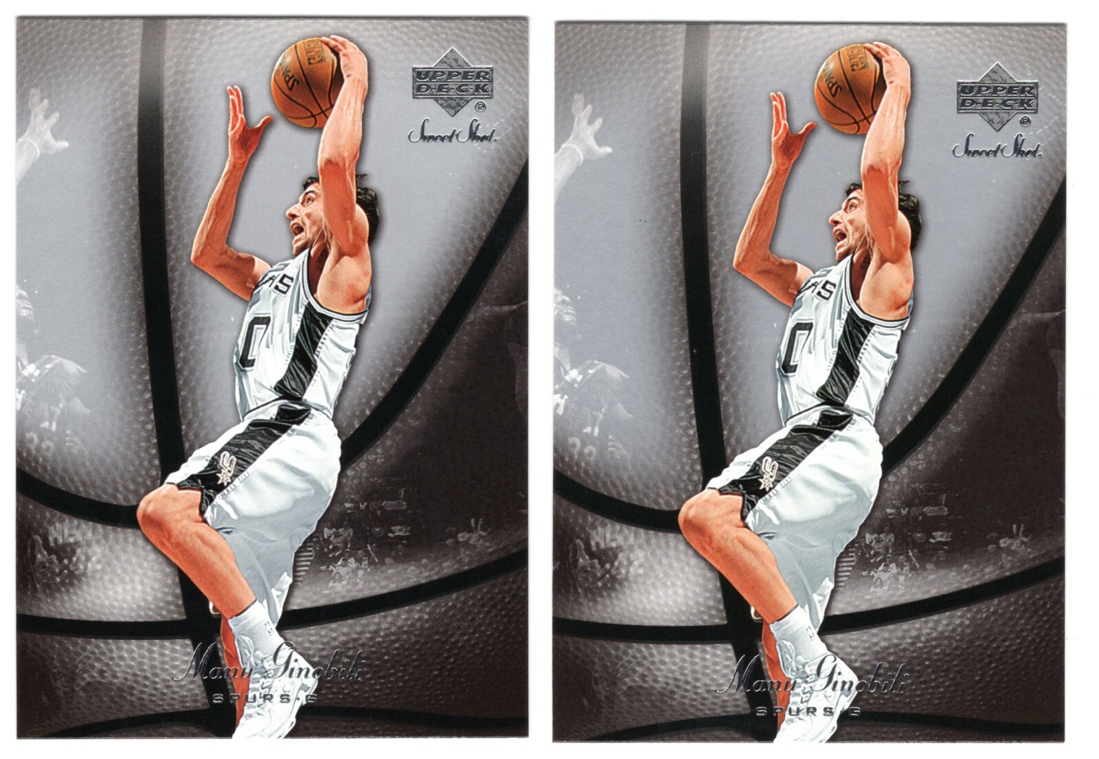 その他 UD Sweet Shot Emanuel Ginobili auto 2) 2006-07 UPPER DECK SWEET SHOT MANU GINOBILI CARD #77 LOT