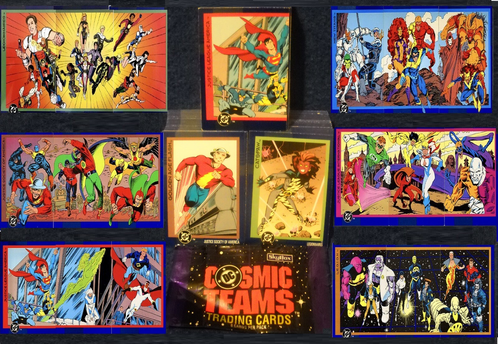 6JJ1 【即決】 トレーディングカード DC COMICS 1993 SERIES 全