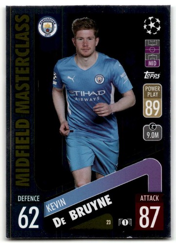 2021-22 Topps Match Attax UEFA Champions League #23 Kevin de