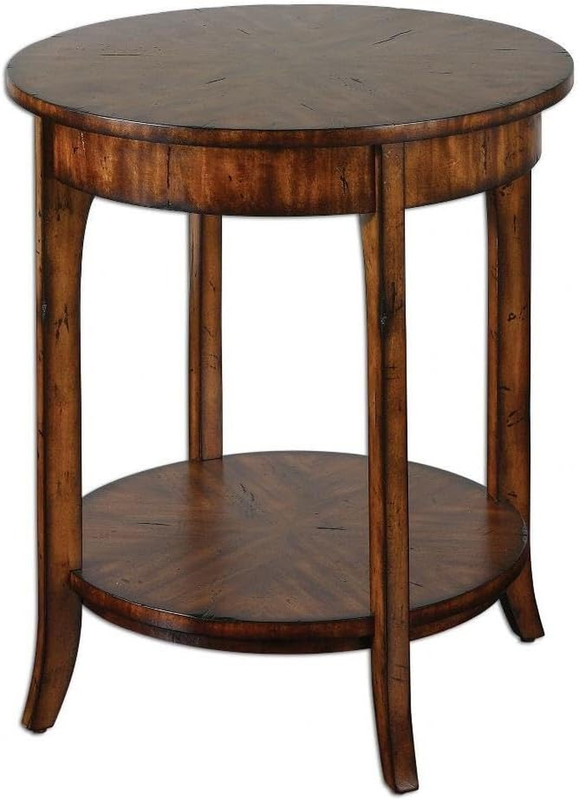 Carmel - 26.5 Inch round Lamp Table - 22 Inches Wide by 22 Inches Deep