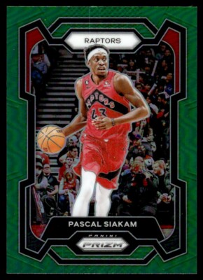 2023-24 Panini Prizm GREEN PRIZM Pascal Siakam Toronto