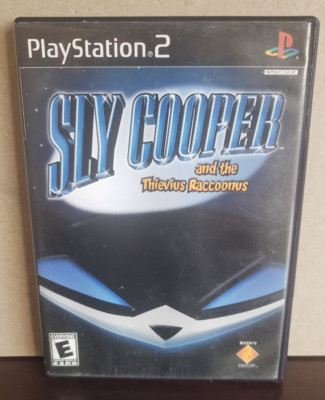 Sly Cooper and the Thievius Raccoonus PlayStation 2 PS2 Black Lbl