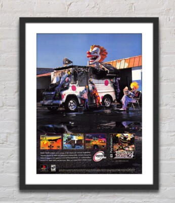 Twisted Metal 4 Playstation PS1 Glossy Promo Ad Poster Unframed G1153