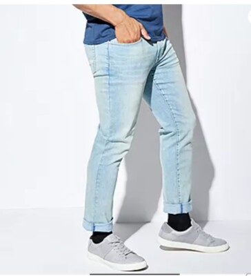 Arizona Advance Flex 360 Mens Jeans Athletic Taper Fit Lt Ocean Wash Choose Size