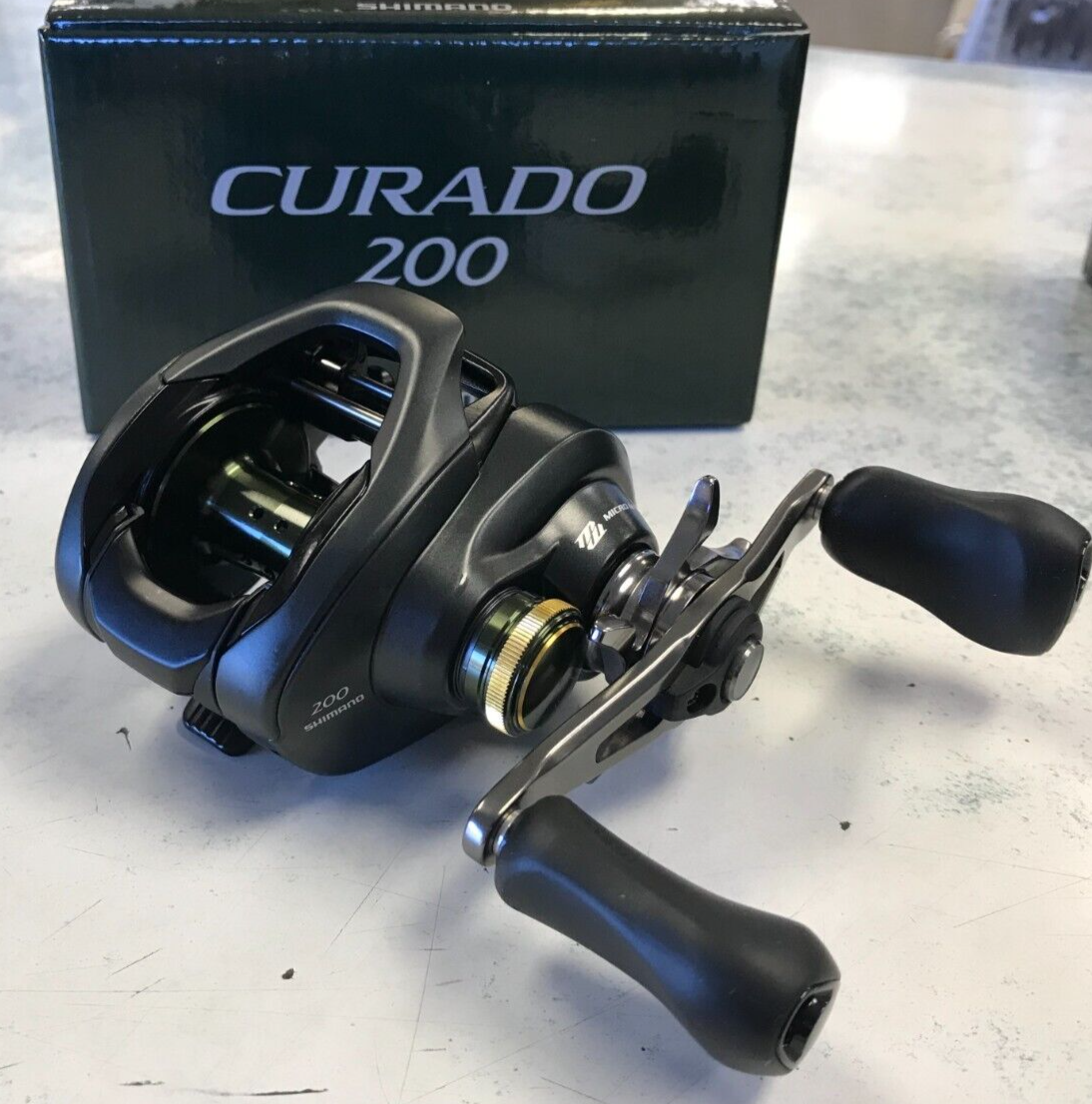 Shimano Curado 200 K or 201 Baitcasting Reel, Right/left Han