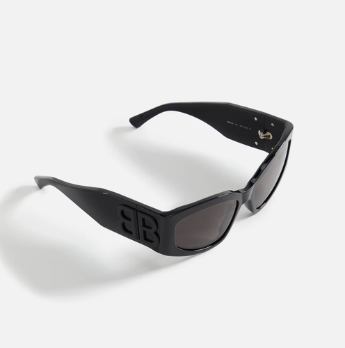BALENCIAGA BALENCIAGA BB0321S-001 BLACK SUNGLASSES