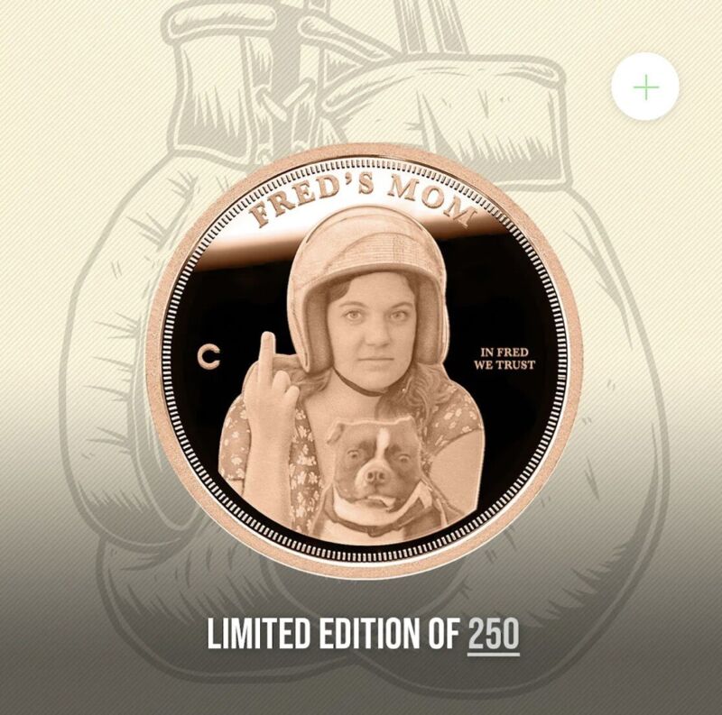 The CHIVE | Emily Johns, “Fred’s Mom” Solid Copper 1 Oz Coin | SOLD OUT