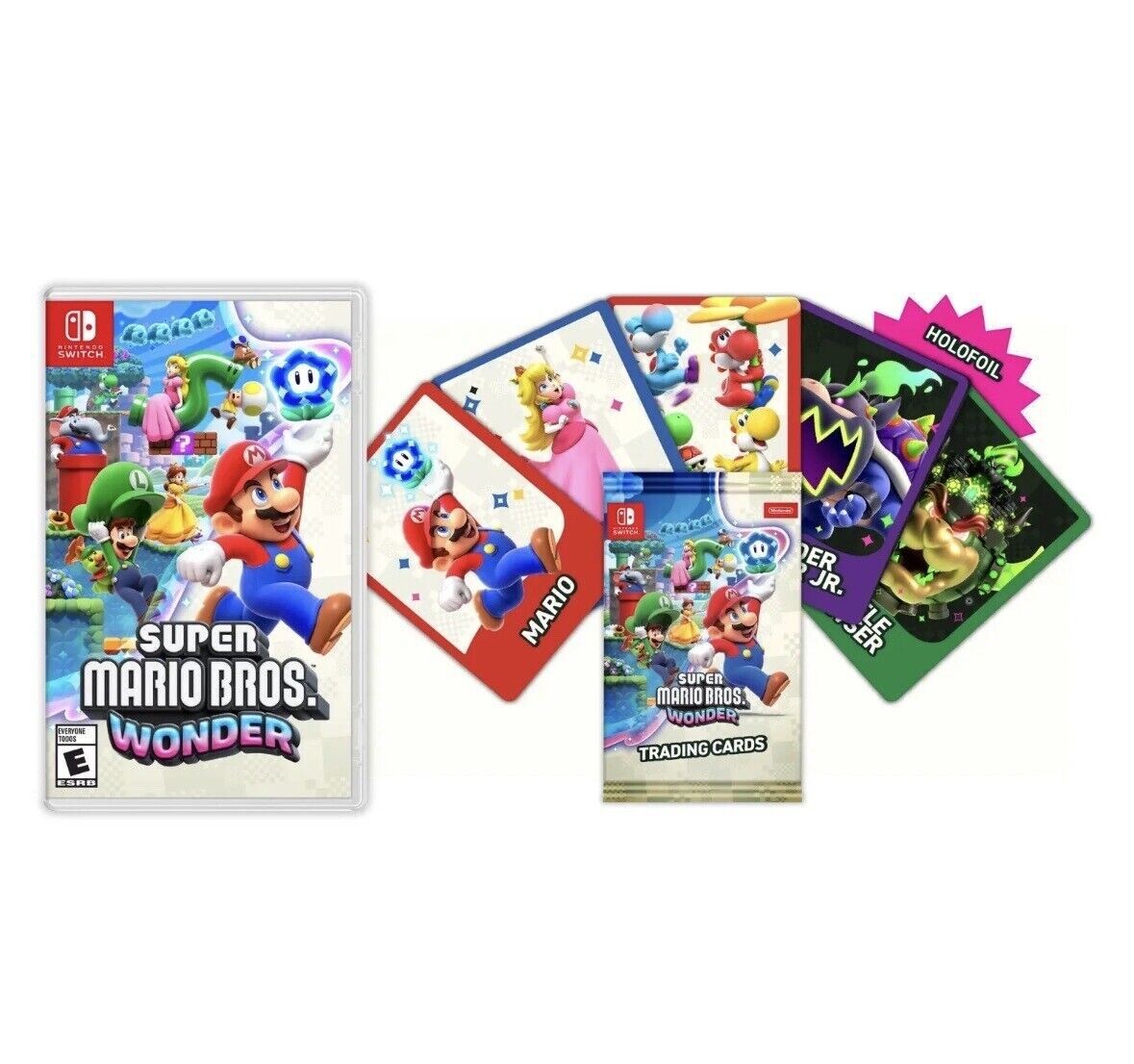Super Mario Bros. Wonder + Exclusive Trading Card Pack Super Mario Bros. Wonder + Exclusive Trading Card Pack