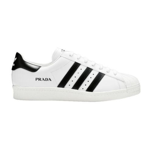 Prada x adidas Superstar Core White Black FW6680 Men's Size Prada x adidas Superstar Core White Black FW6680 Men's Size