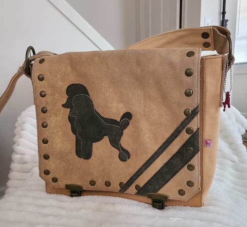 ●depound● Poodle Bag Tote Brown DP2479BG009DBRXX Poodlebag German Couture Large Crossbody Bag | eBay