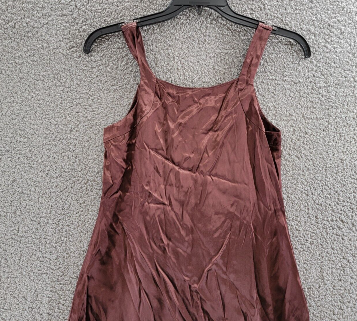 NIC+ZOE Sleeveless V-Neck Midi Slip Dress Women's XS Redwood Pullover Style - Picture 10 of 15