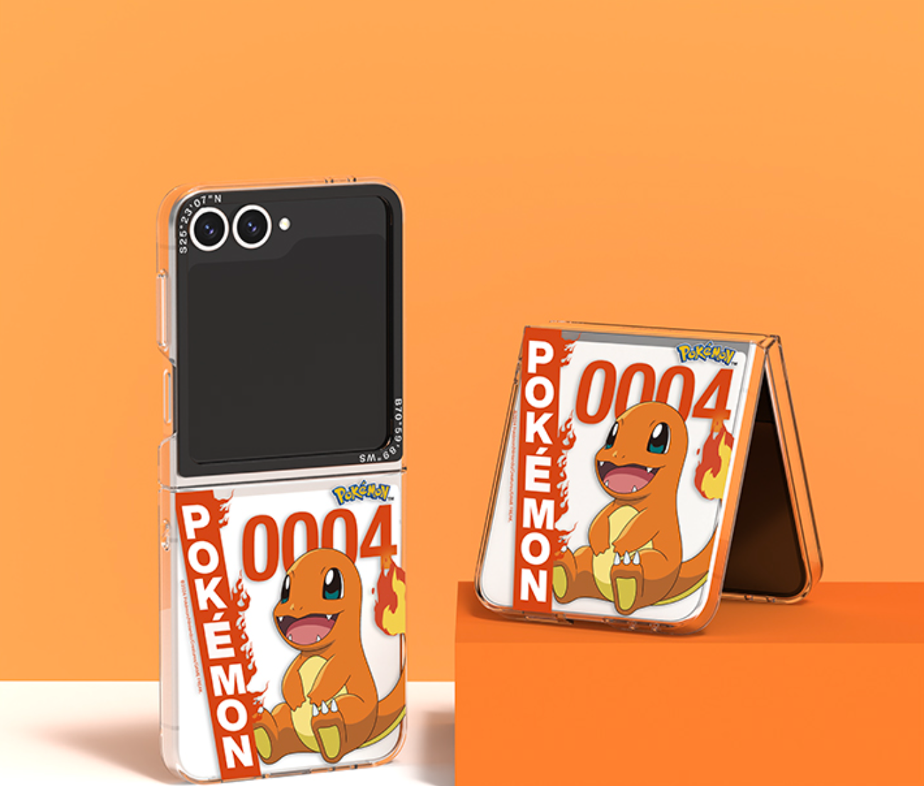Galaxy Z Flip6 Pokemon Pyri Slim Impression Case / SAMSUNG Galaxy Z Flip6 Pokemon Pyri Slim Impression Case / SAMSUNG