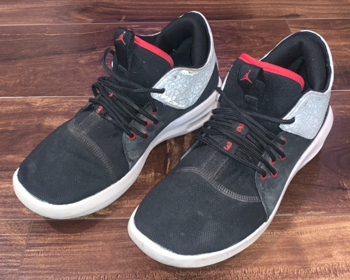 Youth Nike Air Jordan First Class Basketball BG Black Cement