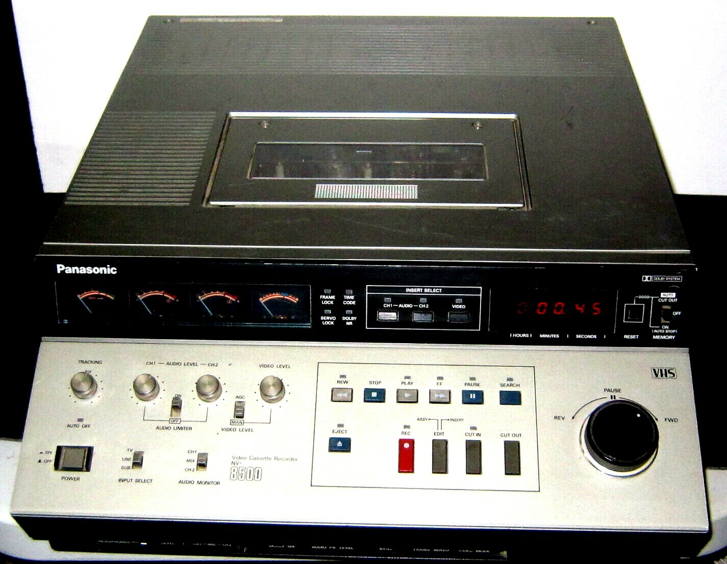 RARE '70's Panasonic NV-8500 Pro. Video Cassette Editing