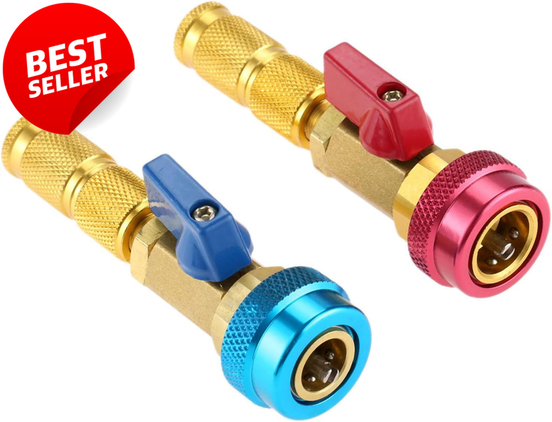 R134A R12 AC Valve Core Remover Installer Tool Kit 2PCS - US