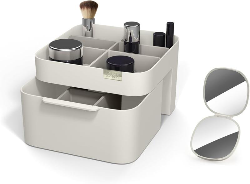 Make Me up Compact Mirror and Cosmetic Organiser Set