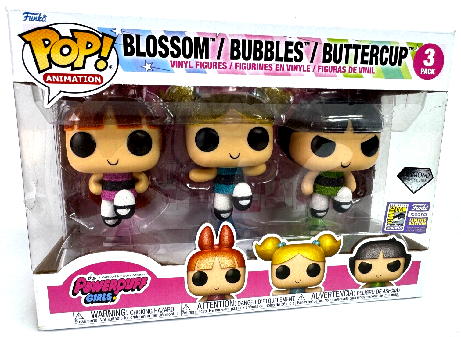 パワーパフガールズ　funko POP セット 2016サマーコンベンション限定 Powerpuff Girls 2016 Funko Pop Full Set #125,126,127,201,202