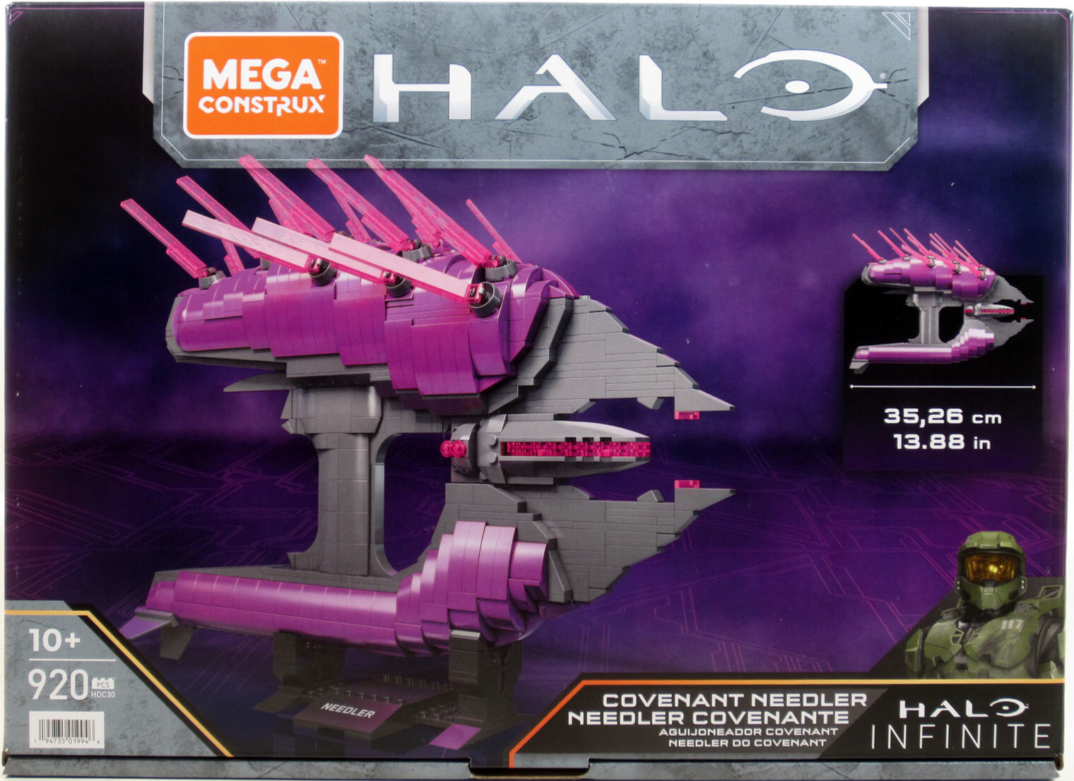 Mega Construx HALO Infinite COVENANT NEEDLER Construction Set 920 pcs HDC30