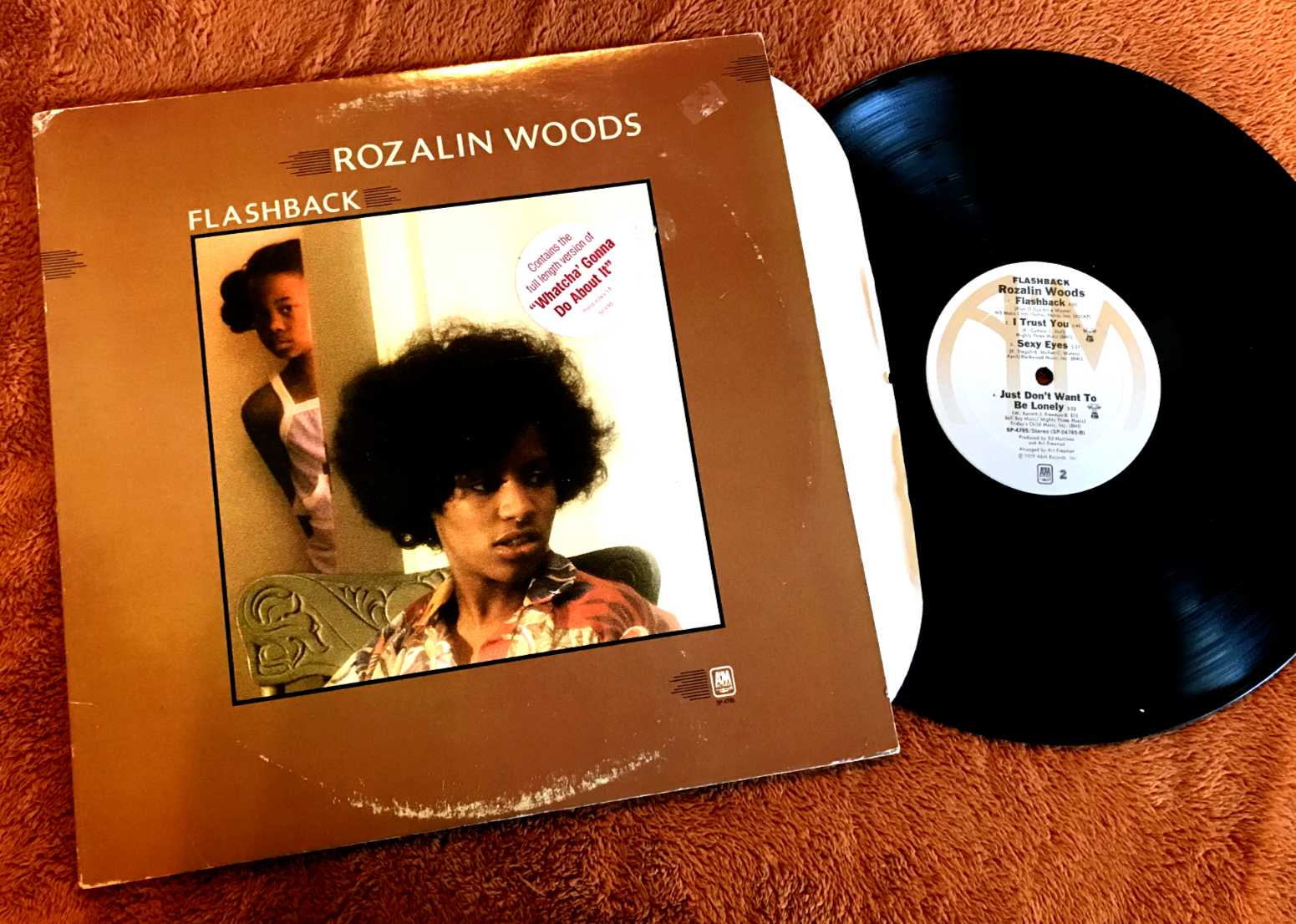 激レア DENON Presents Warner Music Tracks ROZALIN WOODS FLASHBACK PROMO A&M RECORDS 1979 funk soul