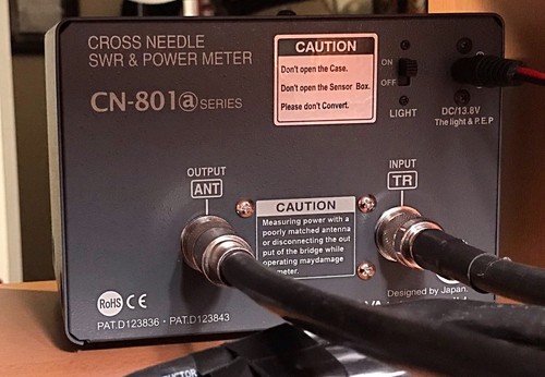 Daiwa’s CN-801 140-525 MHz SWR/Watt Meter 200 Watts