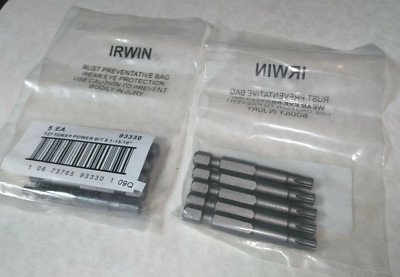 Irwin T27 Torx Power Bit x 1-16/16'' x 1/4'' Shank ( 93330 ) 5 Pack