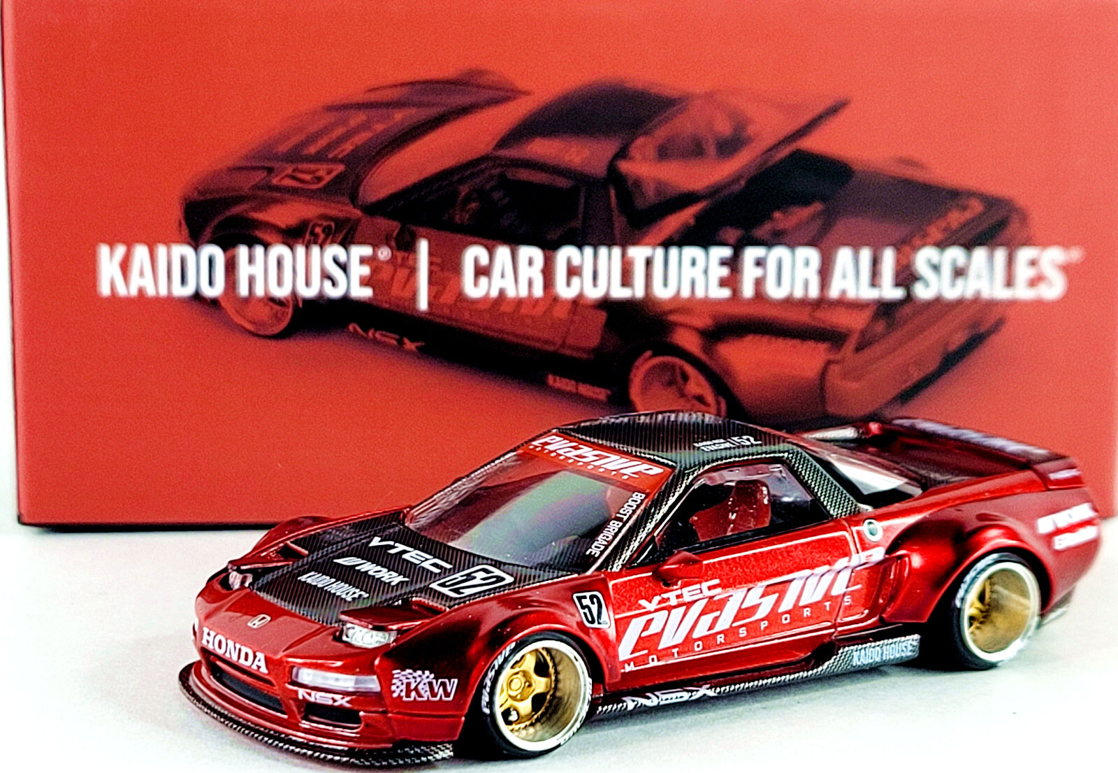Kaido House x Mini GT Honda NSX Evasive V1 🟥 Czerwony Kaido House x Mini GT Honda NSX Evasive V1 🟥 Czerwony