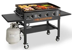 Blackstone 4-Burner 36&#034; Griddle Cooking Station with Side Shelve 720 square inch