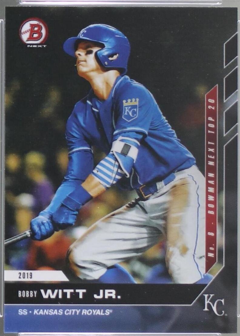 2019 Bowman Next Topps Now Top 20 MLB Prospects - Bobby Witt Jr. #T8