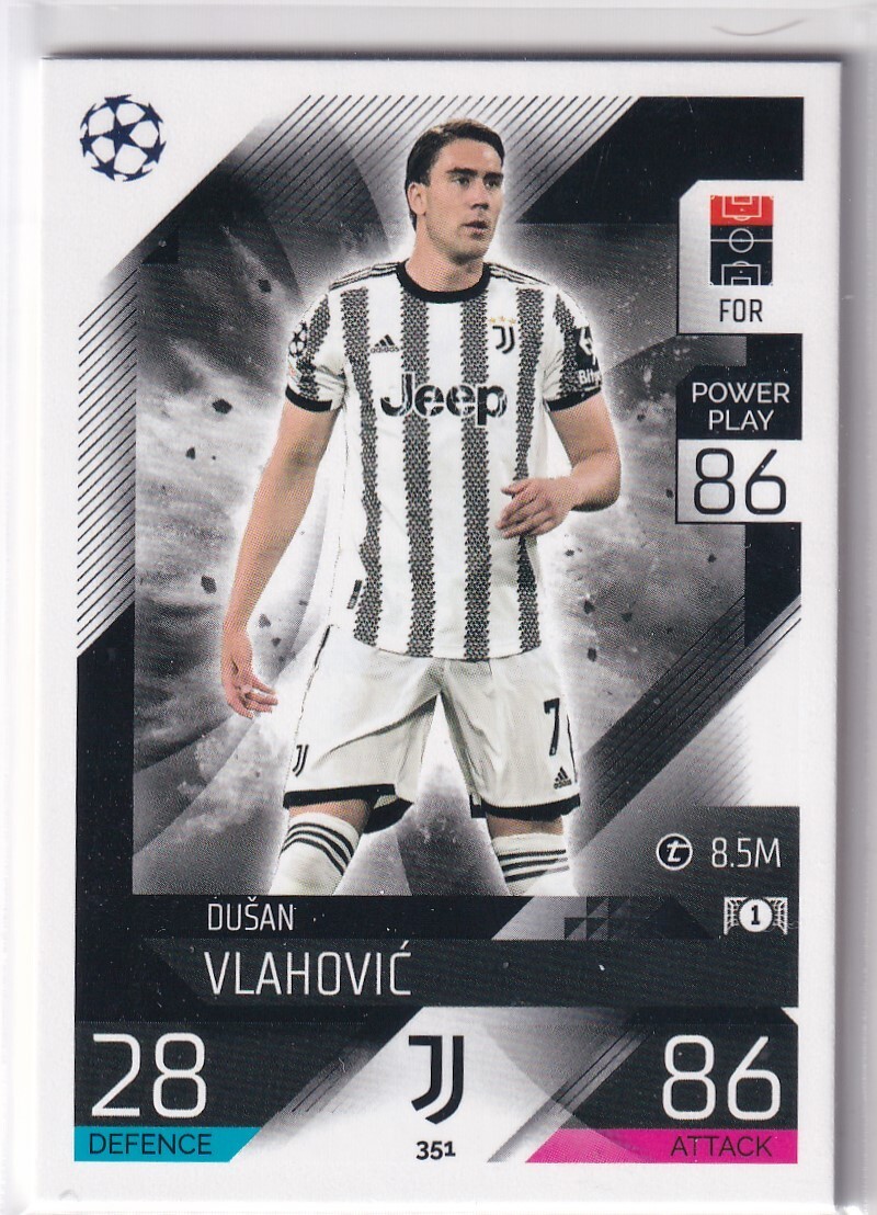 22-23 Topps Chrome VLAHOVIC 直筆サイン 50シリ 2022-23 Topps Chrome Juventus DUSAN VLAHOVIC AUTO Autograph