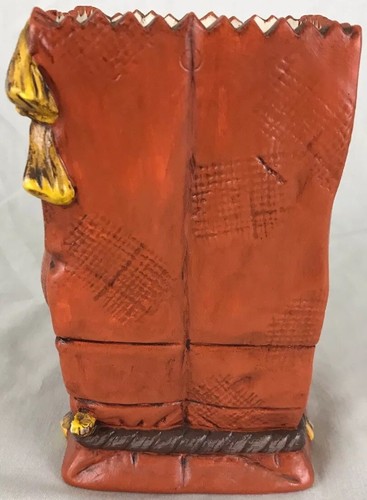 Hand Painted Ceramic Scarecrow Bag