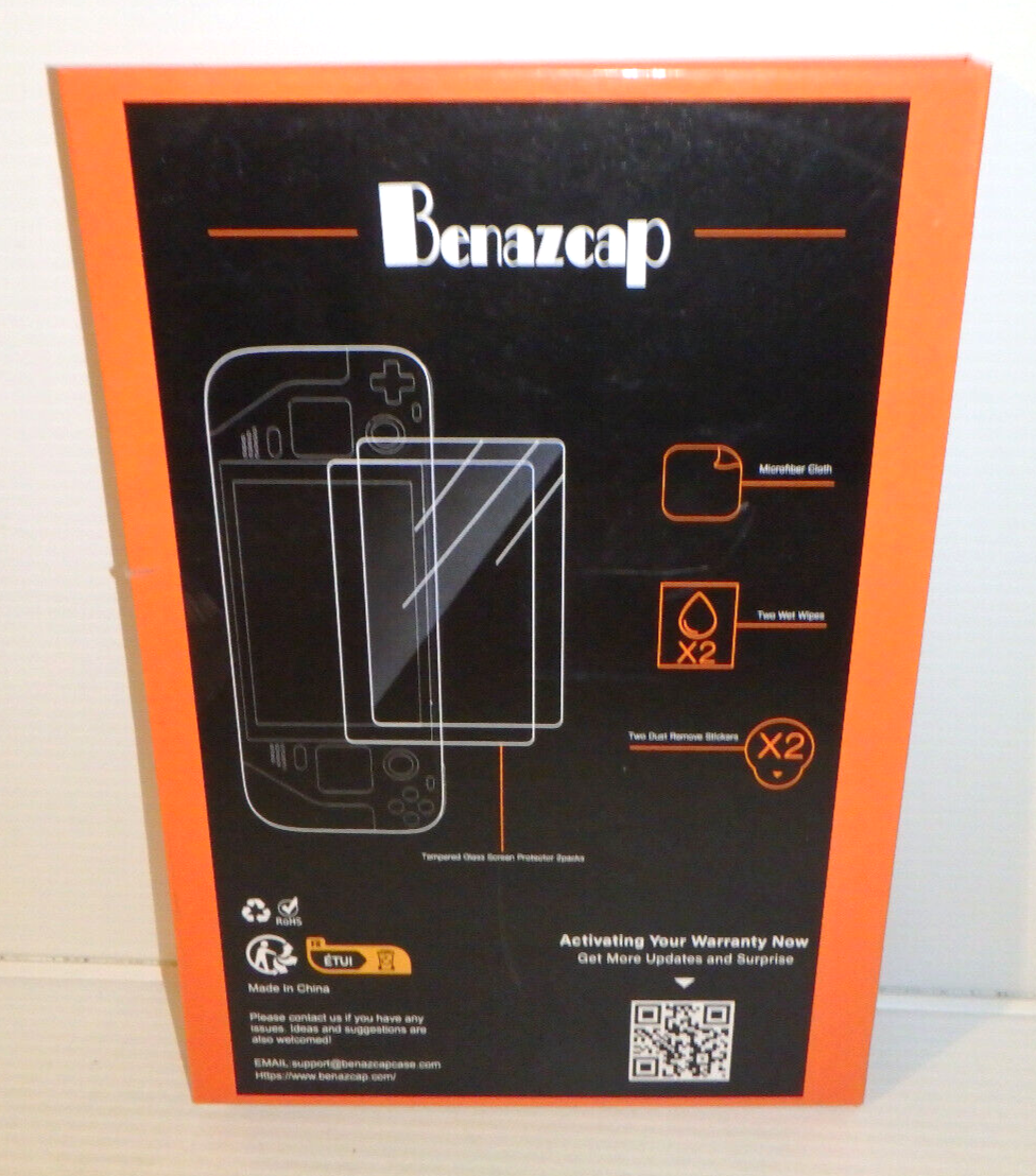 BENAZCAP [2 Pack] Steam Deck Screen Protector 7" 2021, 9H Tempered Glass / NEW