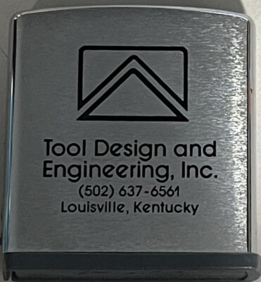 ZIPPO RULE TOOL DESIGN AND ENGINEERING, INC. BRUSHED CHROME TAPE MEASURE 815S