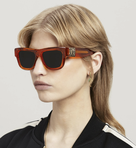 PALM ANGELS PALM ANGELS PERI065S24PLA0012007 MERRIL ORANGE SUNGLASSES