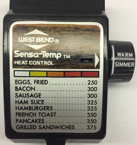 West Bend Sensa Temp Heat Control Probe E78229-HMD2W 1500 Watts