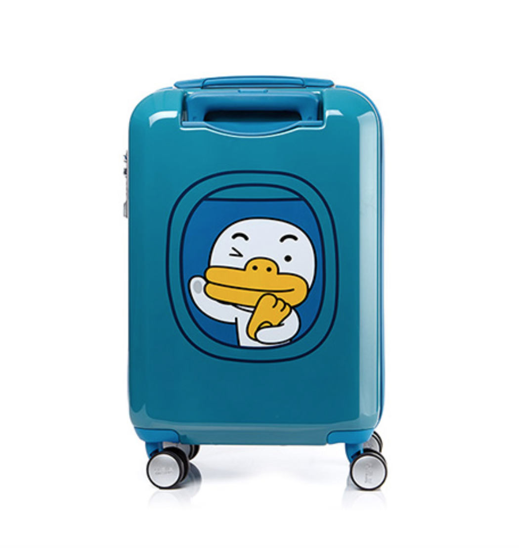 samsonite blue hard case