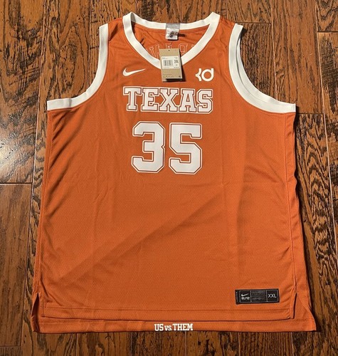 【レア物】NBA（NCAA）ユニフォーム K.DURANT（テキサス大学）#35 Texas Longhorns Kevin Durant #35 Nike Men's Orange Dri-FIT