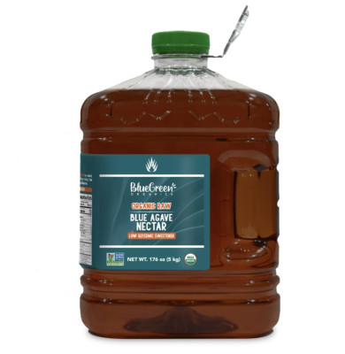 Blue Green Agave Organic Nectar Raw Blue 176 Ounce